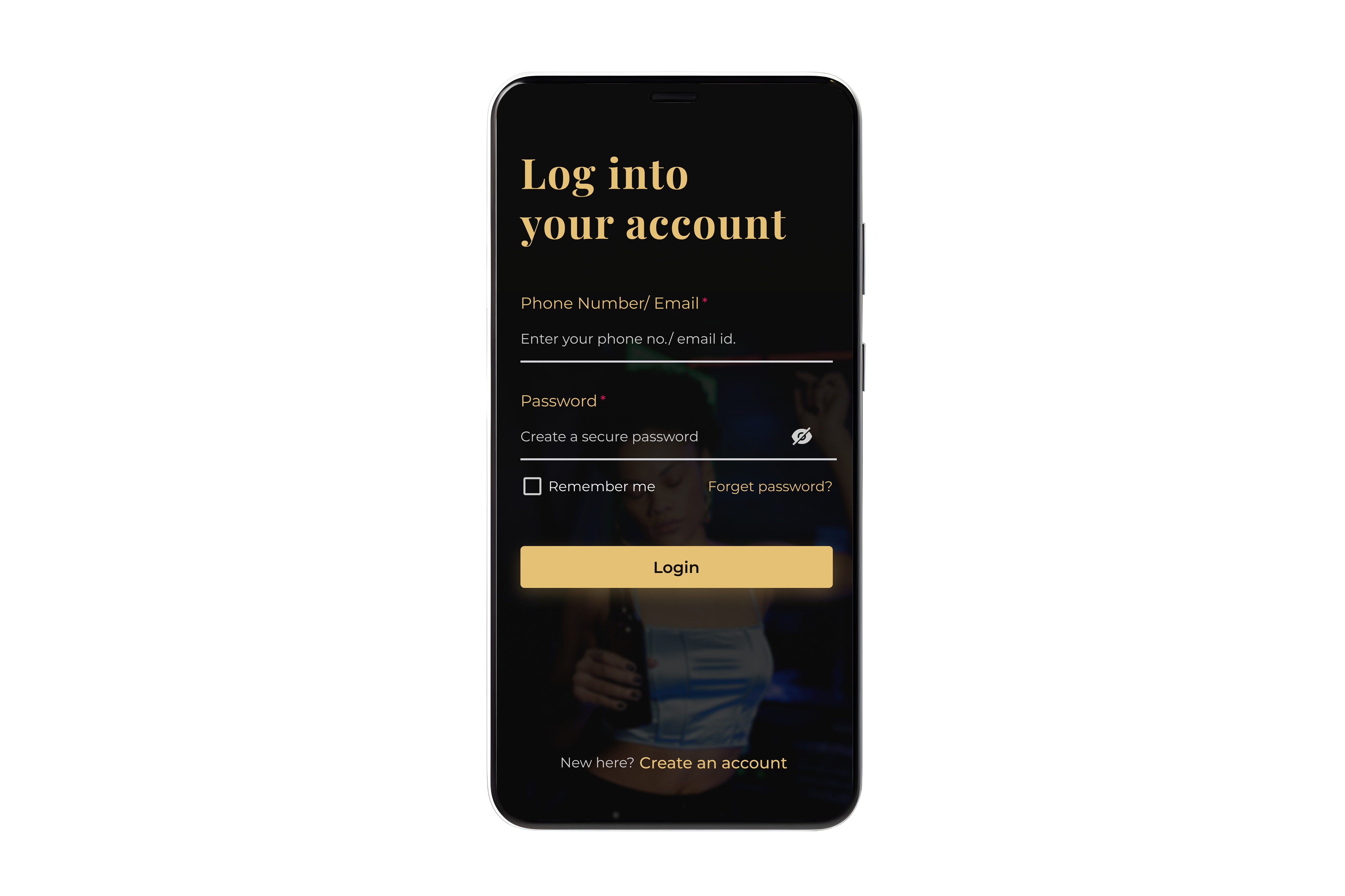 App interface